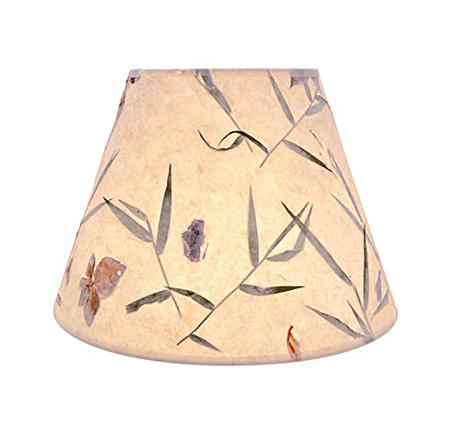 Aspen Creative 32631A Off White Empire Lamp Shade - 6 Top, 12 Bottom, 9 Slant Height