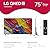 LG 75-Inch Class QNED AI 4K QNED82A Series Smart TV w/AI Sound, HDR10, 4K Super Upscaling, Filmmaker Mode, Wow Orchestra, Alexa Built-in (75QNED82AUA, 2025)