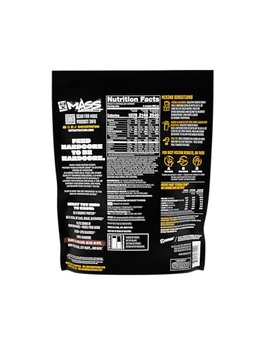 Image of Mutant Mass Extreme 2500 - High Calorie Mass Gainer Whey Protein Powder for Muscle Building and Weight Gain - Clean Calories with Whole Food Carbs - Triple Chocolate 2.2 lb