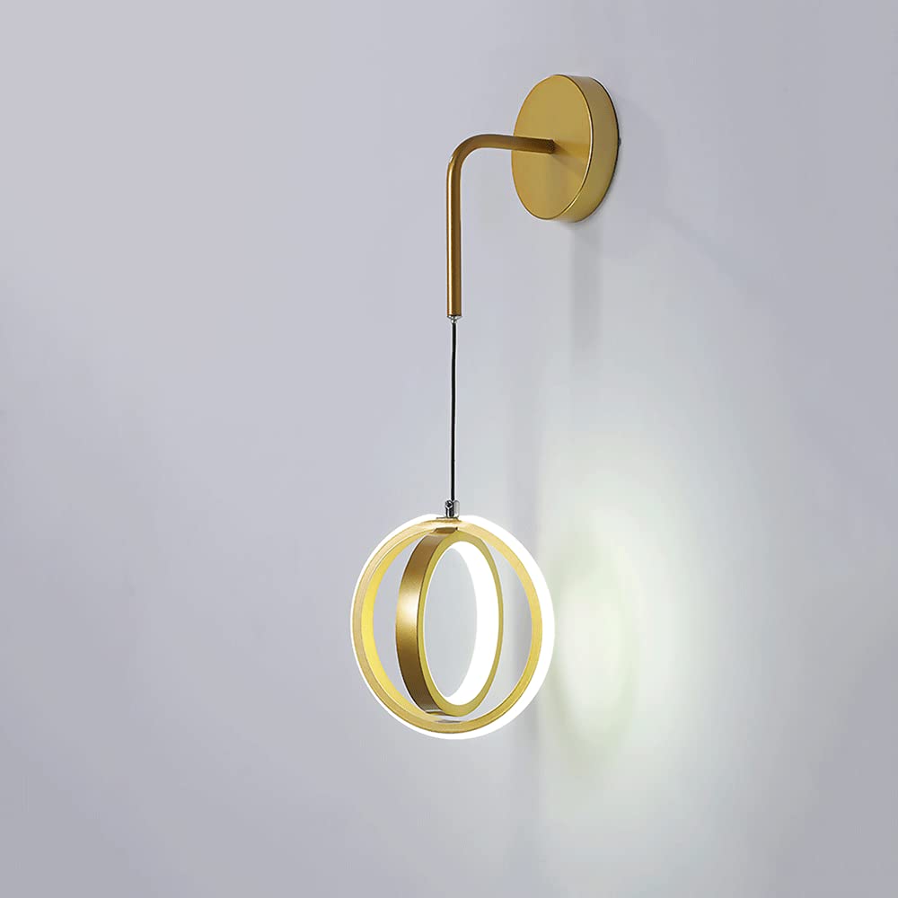 Lampe à suspension murale créative LED luminaire métal acrylique intérieur