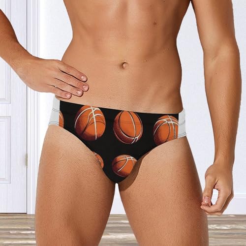 Basketball Mens Swim Briefs Quick Dry Swim Trunk Bikini Underwear Swimsuit4