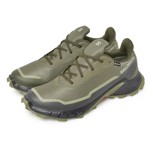 SALOMON(サロモン) ALPHACROSS 5 GTX L47307500 L47310300 トレイルランニングシューズ メンズ 27cm 02.オリーブナイト×ブラック