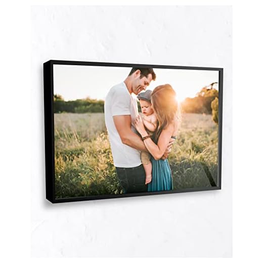 Panorama Cuadro Personalizado con Foto Enmarcado 30x21 cm - Cuadro Personalizado de Metacrilato con Marco de Aluminio - Foto Lienzo Personalizado en PVC - Regalo Original