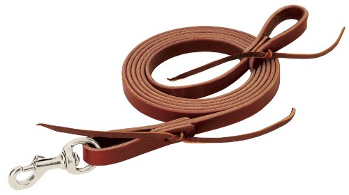 Rênes Roper en cuir Latigo bordeaux Weaver Leather de qualité supérieure