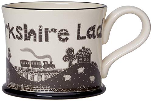 Moorland Pottery Taza de café y té en caja de regalo – Honorary Yorkshire Lad – grande