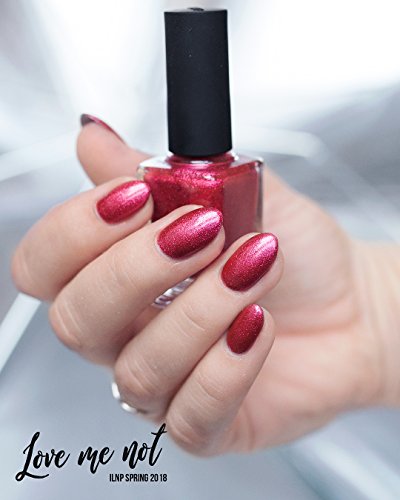 Image of ILNP Love Me Not - Cardinal Red Ultra Metallic Bright Nail Polish