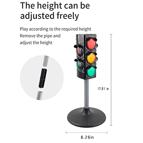Artfilif Simulation Traffic Light Toys Traffic Signal Model Children Traffic Light Toys Children's Educational Toys (A) #TOP3