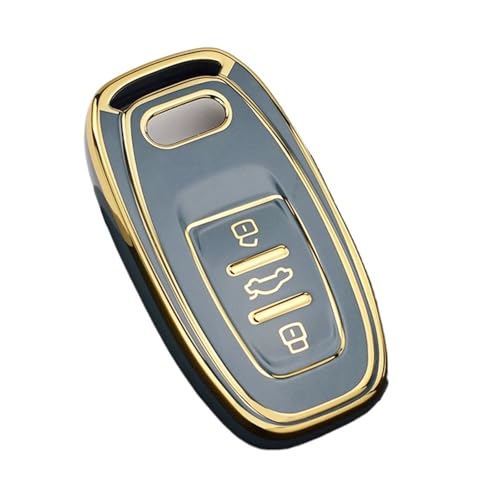 Coque clé Audi TPU protège télécommande des fissures A3 A4 A6 Q5 Q7