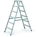 Produktbild ZARGES 2x6 Stufen-Stehleiter Z200, beidseitig