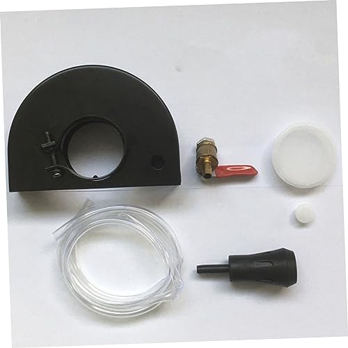 Protector de amoladora portátil en acero negro contra el polvo de yeso 6