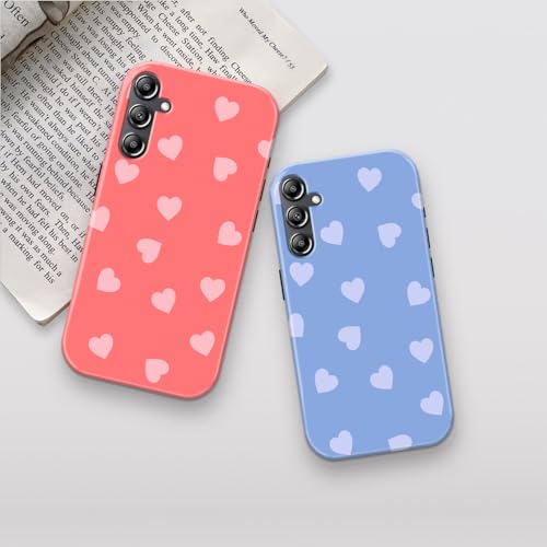 Image of COLORflow Back Cover Compatible With Samsung Galaxy A14 5G / 4G | Heart Celestial Color Customized | Glossy Armoured Bumper With Camera Protection Back Cover Compatible With Samsung Galaxy A14 5G / 4G