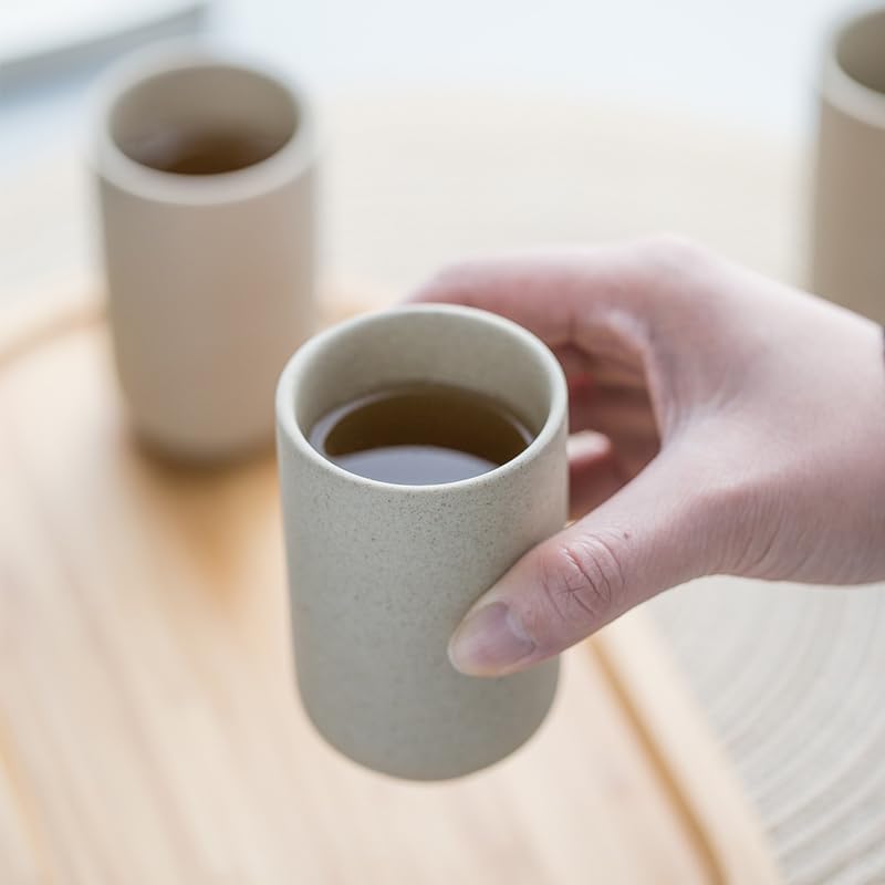 Jarra Juego de tazas agua frías cerámica creativa con bandeja