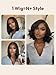 Beauty Forever Yaki Straight Glueless Bob Wig Human Hair 7X5 Bye Bye Knots Wear and Go Drawstring Wig Pre Cut Lace Closure Wig Pre Plucked No Skill Needed 150% Density 12inch