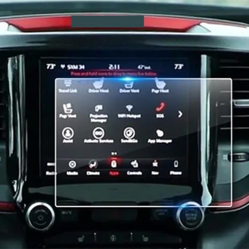 Verre trempé Ram 2500 écran anti-rayures Uconnect 12" 2019-2021