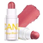 UCANBE Dusty Rose Cream Blush Stick for Cheeks, Duo-Tone Buildable Blush Makeup, Hydrating Lightweight Face Blush with Vitamin E, Natural Dewy Finish, Long-Wearing, Water-Resistant