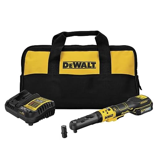 DEWALT 20V MAX XR Cordless Ratchet Set, 3/8" and 1/2" Sealed Head Ratchet, Battery and Charger Included (DCF510GE1)