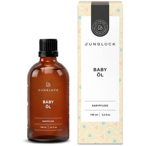 JUNGLÜCK Baby Oil | Nourishing Oil for Delicate Baby Skin | For Babies' Sensitive Skin | PETA Certified | 100 ml Cover