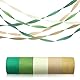 Flying Pottery 5 Rollen Krepppapier, Krepppapier Grün Gold Khaki Crepe Papier Kreppapier Luftschlangen für Boho BrautParty Hochzeit Jahrestag Hintergrund Dekorationen