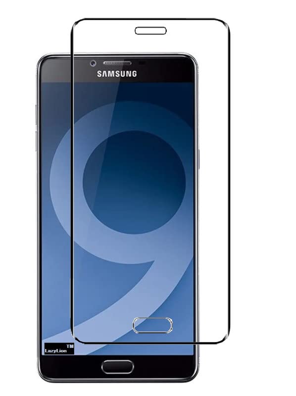 Image of LazyLion 6D Tempered Glass for Samsung C9 Pro Screen Protector with Wipes Kit (1 Pack)