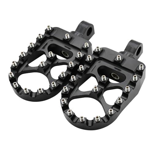 Repose-pieds pilote larges avec grip maximal pour Street Bob FXDB