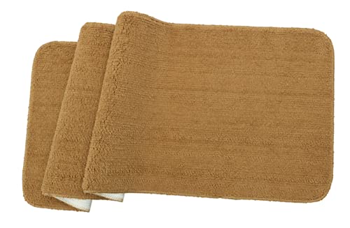 Image of THE HOME TALK Modern Polyester Area Rugs | Carpets for Living Room, Kitchen, Kid's Room, Bedroom | Microfiber Polyester Rugs | Shaggy Floor Carpet | Anti Skid Store (Camel, 50 x 150 cm)