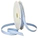 Morex Swiss Dot Grosgrain Ribbon, 3/8-Inch by 20-Yard Spool, Light Blue