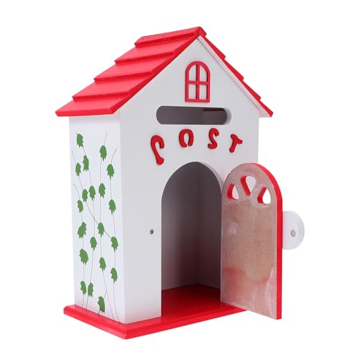 Cassetta postale della scuola: il design adorabile la rende più unica ed elegante, ottima per la decorazione e l'uso pratico, cassetta postale in legno