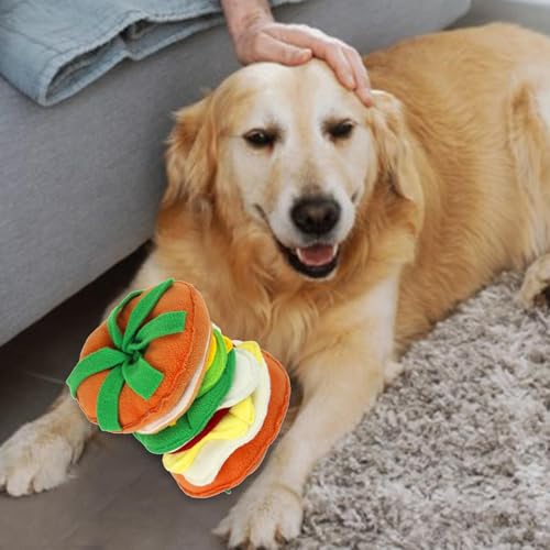 Brinquedos para cães para mastigadores agressivos,Brinquedo para hambúrguer de cães,Brinquedo para t