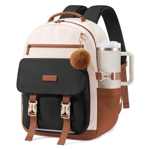 Image of LOVEVOOK School Bags for Teen Girls, 15.6 Inch Work Laptop Backpack