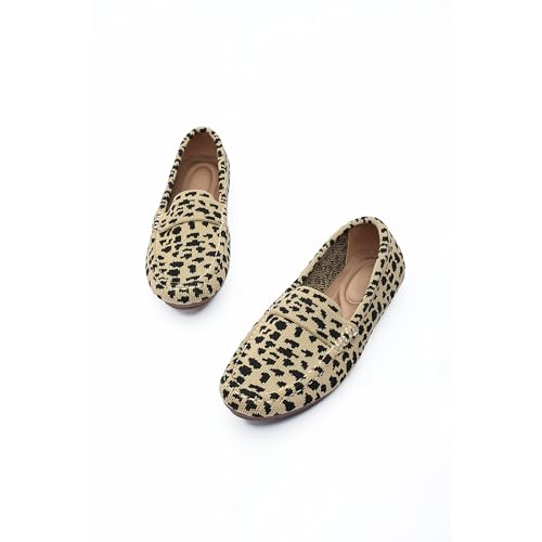 Image of feabtonbd Loafers for Women Comfortable Breathable ShoeCasual Slip On Womens Driving Flats Shoes