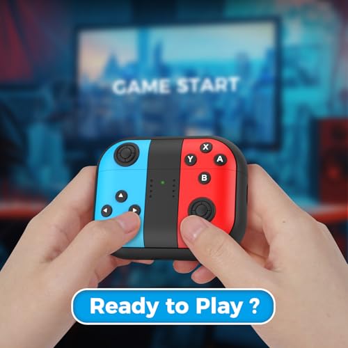 Image of TRONWIN for AirPods Pro 3 Case - 2025 Silicone Cover Gamepad Design Case for Apple AirPods Pro 3rd Generation, Cute Air pod Pro 3 Cover for Men /Women (Blue&Red)