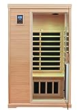 KXYMX Far Infrared Sauna, Home Sauna Low EMF 360° Surround Carbon Crystal Heating Panel, Indoor...