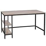 Robust und Stabil: Ein einfacher, stilvoller Schreibtisch ohne Abstriche bei der Stabilität. Hergestellt aus pflegeleichten und hochwertigen E1-Spanplatten mit einer Tragfähigkeit von 50 kg und stabilen Metallfüßen, wackelt die Platte nicht, wenn Sie arbeiten oder spielen