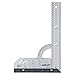 wolfcraft Universalwinkel 5205000 / Winkelmesser mit 300 mm Schenkellänge zum präzisen Anreißen & Zeichnen mit 90° Anschlagwinkel und abnehmbarer Winkelschiene