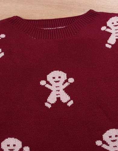 Image of Women's Pullover Sweaters Cute Multi-Hearts Knitted Casual Sweater