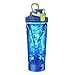 Blackube Proteína eléctrica shaker,100% libre de BPA,Tritan,20 oz, Electric Vortex Mixer,Recargable,Electric Blender，Adecuado para personas fitness-Blue