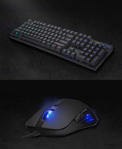 Combo Teclado y Mouse Gaming ABKO Conectividad USB miniatura 3