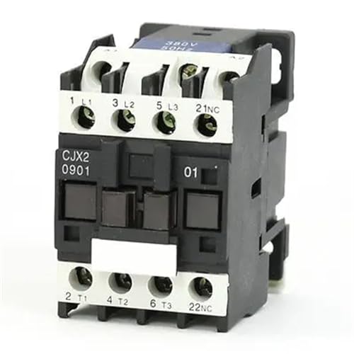 Contactor de CA 380V CJX2-0901 trifásico con conmutación precisa de 3 polos 1NC