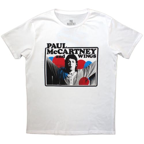 Paul McCartney Photo Rose Official Tee T-Shirt Mens Unisex — B0GJ6XV3FX - Les Beatles, Paul McCartney, John Lennon, RIngo Starr, George Harrison Paul McCartney Photo Rose Official Tee T-Shirt Mens Unisex — B0GJ6XV3FX