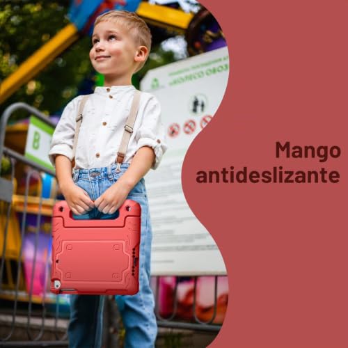 Funda Infantil para iPad Mini 5 4 3 2 1 JETech Roja con Protector de Pantalla 3