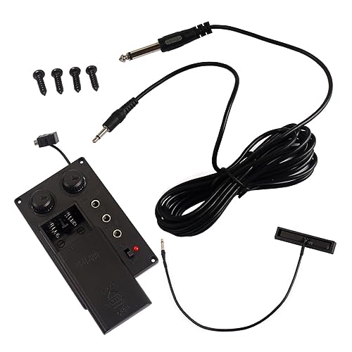 SUPVOX 1 Set Violin Eq Violin Pickups Violin Electric Pickup Violin Electric Violin Parts Bridge Pickup Electric Violin Musical Instruments Electric Violin Pickup Black