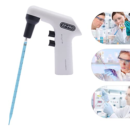 Piaocaiyin Electric Pipette Controller, Electronic Pipettors Pump, 0.1-100Ml Modern Plastic Pipette, Pipettor Accessories, Speed Adjustable Motorized Pipette Filler For Laboratories Hospitals #TOP4