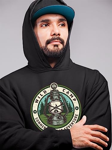 Camping Hoodie OM3 Outdoor Adventure avec Capuche Ajustable Pull L - 2