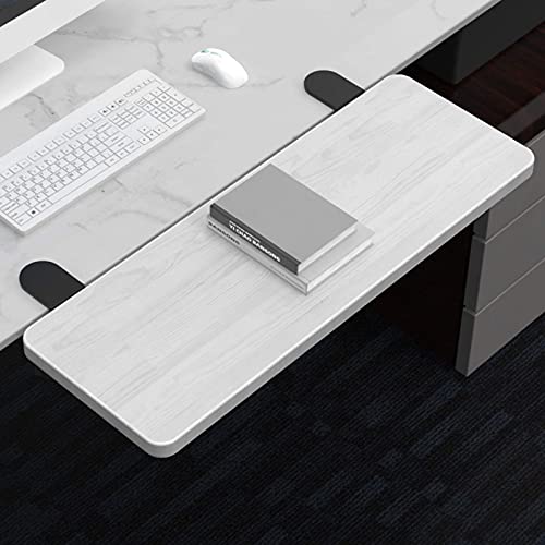 Support de bureau pour clavier coulissant et ergonomique pour le télétravail