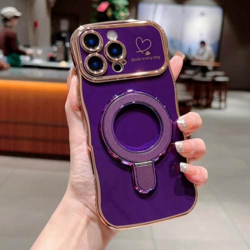 MagSafe�Ή� ����~�ߔg�� ���[�������t�H��13 Pro Max ���b�L���H �B���X�^���h �X�^���h�@�\ �J���������Y�ی� �p�x���� �����\ �Ɨ������{�^�� ��phone13 Pro Max �p �P�[�X ������� �ϏՌ� ������ �����^ ���y�� ��