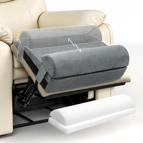 PYURIFAI Recliner Foot Rest Cushion with Removable Semi-Cylinder