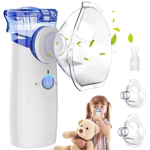 Nebulizer, Nebulizer Machine for Adults, Portable Nebulizer for Kids, Rechargeable Nebulizer with Adjustable Nebulization Rate, FSA HSA Nebulizer Home