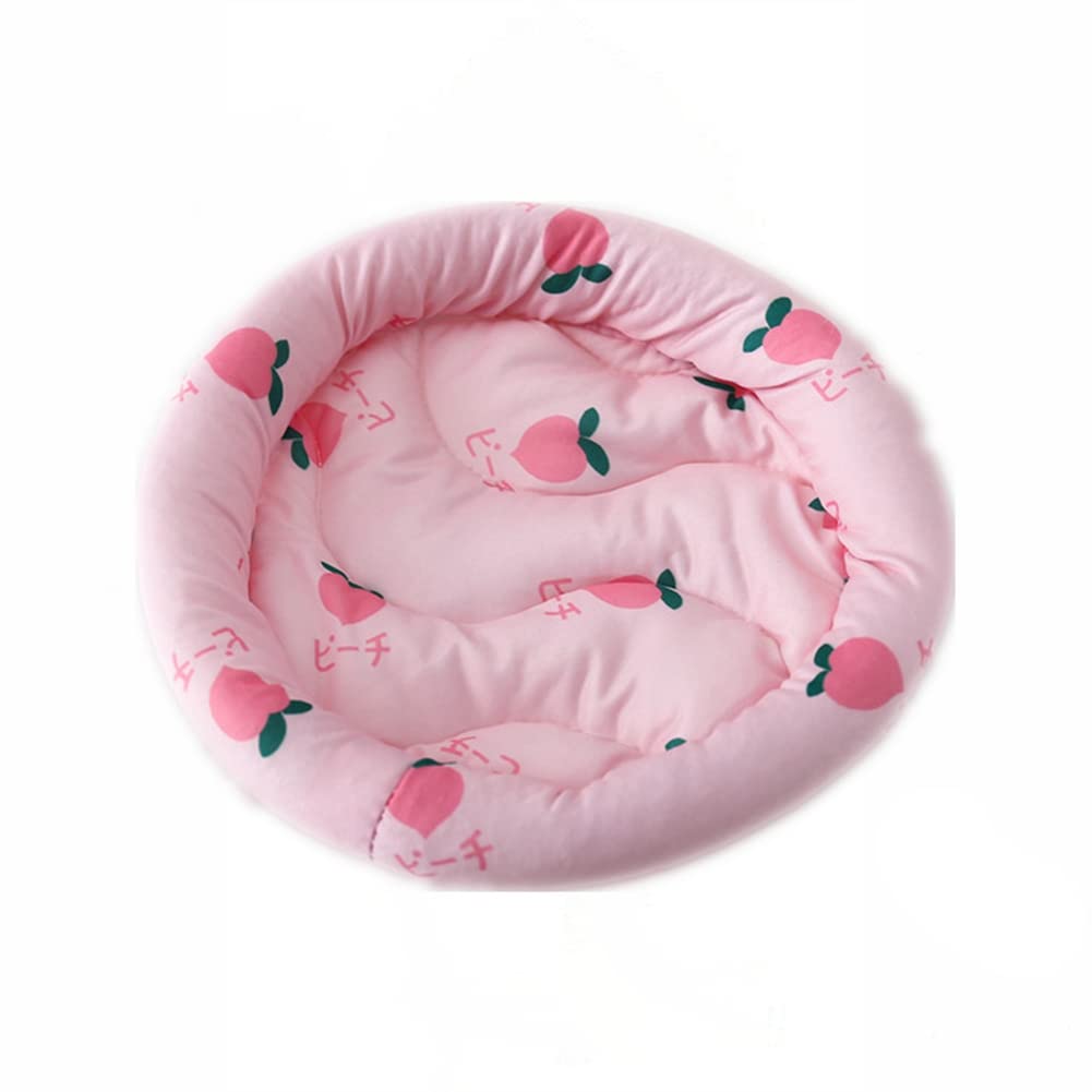 HAICHEN TECSummer Cooling Mat for Bird - Soft Round Breathable Summer Ice Pad Cushion with Waterproof Cover Non-Slip Back for Parrot Parakeet Macaw Cockatiels Conure Lovebird, Match with Cage