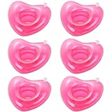 Photo Gallery liyde - confezione da 6 porta bevande gonfiabili a forma di cuore, galleggianti, per piscina, decorazioni per feste in piscina, accessori per piscina per adulti Photo Gallery liyde - confezione da 6 porta bevande gonfiabili a forma di cuore, galleggianti, per piscina, decorazioni per feste in piscina, accessori per piscina per adulti