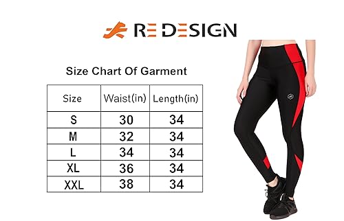 Image of ReDesign Apparels Gym Wear Leggings Workout Pants with Pocket /Stretchable Tights for Women